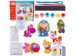 Kreatywny Zestaw Stwórz Magnes, Odlew DIY CUTE PETS - UROCZE ZWIERZĄTKA Zrób To Sam