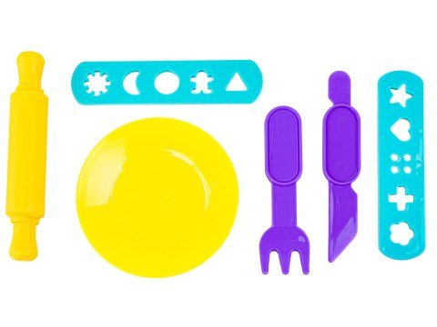 Kreatywny zestaw z masą plastyczną, ciastolina PRZYGOTUJ HAMBURGERA