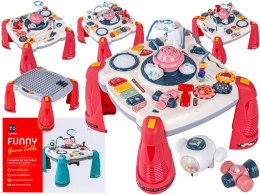 Edukacyjny Interaktywny Stolik Dla Dzieci 2W1 KOSMOS Projektor Czerwony