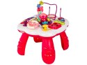 Edukacyjny Interaktywny Stolik Muzyczny Dla Dzieci + Pianinko Czerwony