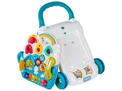 Edukacyjny Chodzik dla dzieci, Jeździk Muzyczny, Pchacz Niebieski Przecena 1