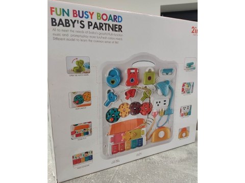 Edukacyjny Interaktywny Stolik Dla Dzieci, Pianinko, Klocki, Melodie Przecena 2