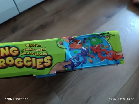 Gra Planszowa Karmienie Żabek, Głodne Żabki Jak Hipcie Feeding Froggies Przecena 2