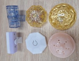 Klocki Magnetyczne Konstrukcyjne TOR KULKOWY Świecące Elementy 105 El. Kulodrom Przecena