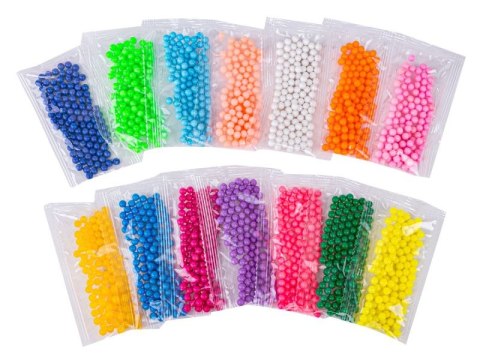 Koraliki Wodne KSIĘŻNICZKI Ubieranki, Karty, Akcesoria, 1400 Koralików Przecena 1