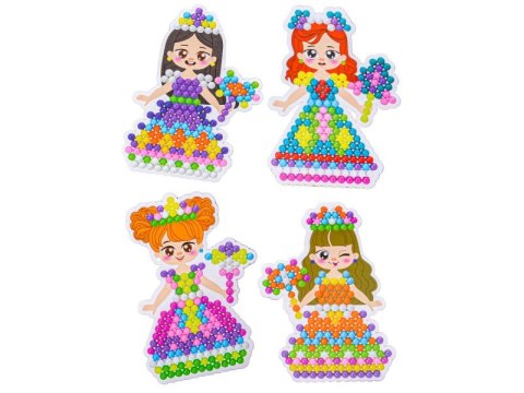 Koraliki Wodne KSIĘŻNICZKI Ubieranki, Karty, Akcesoria, 1400 Koralików Przecena 1