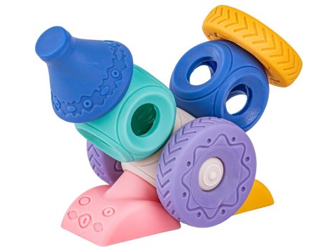 Miękkie Klocki Sensoryczne Figury geometryczne 13 sztuk, Edukacyjny zestaw klocków dla malucha Przecena 1