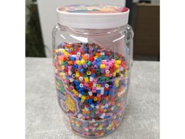 Prasowanka Koraliki Do Prasowania Zestaw 9000 Elementów W Butelce Słoik + 3 Podkładki Szablony Przecena 1