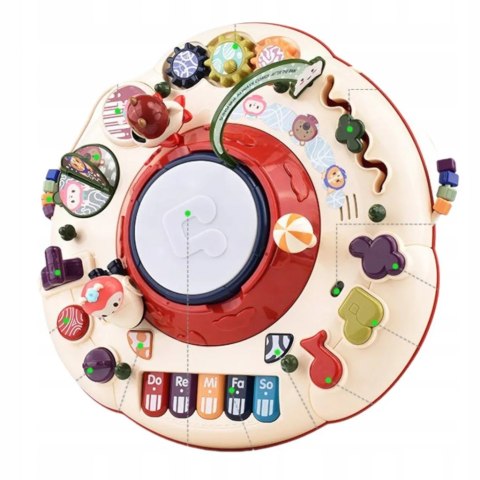 Stolik edukacyjny interaktywny dźwięki bębenek102N