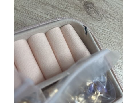 Zestaw Do Tworzenia Robienia Biżuterii, Bransoletek, Charmsy, Zawieszki, Koraliki ODCIENIE FIOLETU Przecena 1