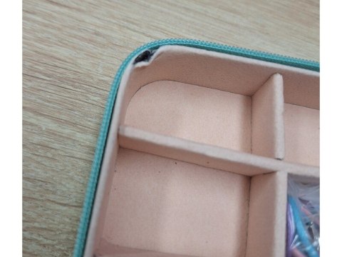 Zestaw Do Tworzenia Robienia Biżuterii, Bransoletek, Charmsy, Zawieszki, Koraliki ODCIENIE NIEBIESKIEGO + Etui Przecena 1