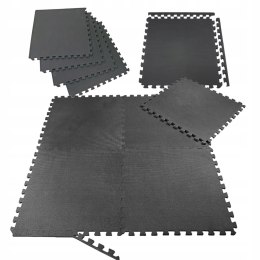 Gruba mata piankowa Eva duże puzzle piankowe XXL 120x120x 1cm 4szt EM1001CZ