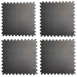 Gruba mata piankowa Eva duże puzzle piankowe XXL 120x120x 1cm 4szt EM1002CZ