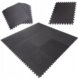 Gruba mata piankowa Eva duże puzzle piankowe XXL 180x180x 1cm 9szt EM1003CZ