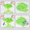 Gra zręcznościowa balansujące skaczące żabki drzewo 50el dla dzieci 96A