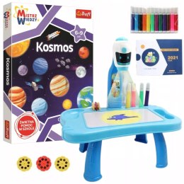 Zestaw Trefl Mistrz Wiedzy Kosmos gra edukacyjna + projektor do rysowania