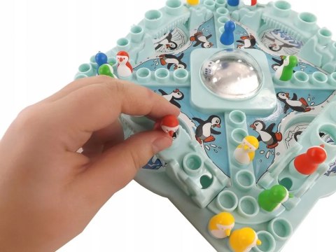 Zimowa gra planszowa Chińczyk zwierzątka 70736