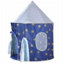 Niebieski namiot rakieta z podłogą 135 cm 001N