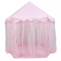 Namiot zamek pałac domek z podłogą różowy dla dzieci 600-23