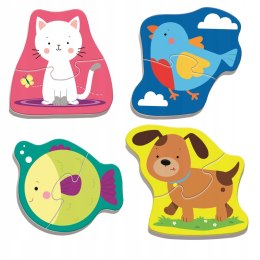 Puzzle Baby classic zwierzątka domowe Trefl 36074