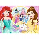 Puzzle 100 glitter brokatowe Disney Wspomnienia Belli i Arielki Trefl 14819