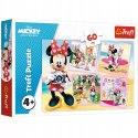 Puzzle Disney 60 el. Urocza Myszka Minnie 4 + Trefl 17360
