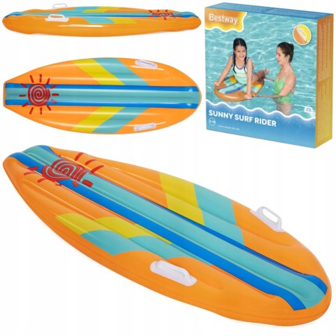 Bestway Materac deska dmuchana do pływania dla dzieci uchwyty 42046P