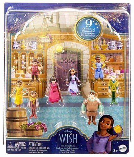 Mattel Disney Wish The Teens Pack Figurki 9szt 5cm