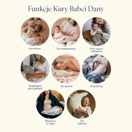 Poduszka Kura Babci Dany Velvet FRENCH LAVENDER - La Millou